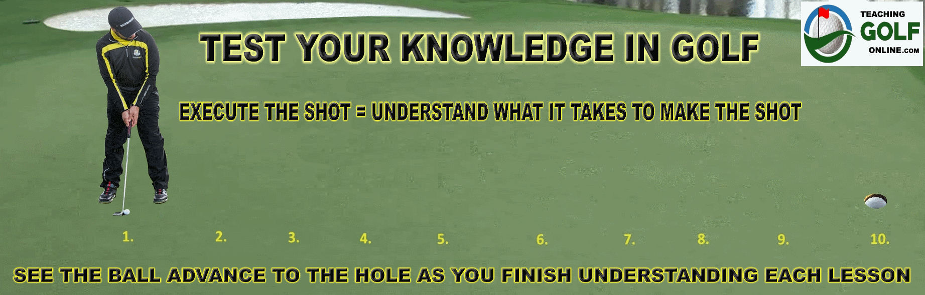 test your golf knowledge - teaching golf online