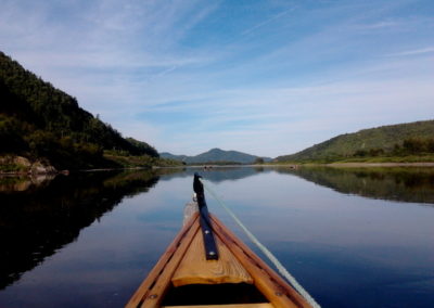 So beautiful on the calm water of the Restigouche River, Broadlands, Gaspésie, PQ