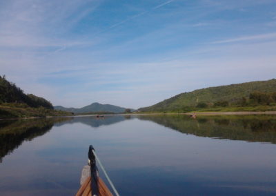 Canoeing on the Restigouche River,