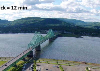 Van Horne Bridge going from Campbellton to Cross Point, PQ